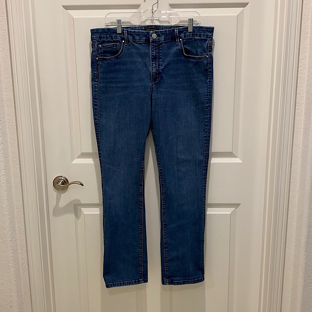 Ann Taylor Straight Leg Blue Jeans